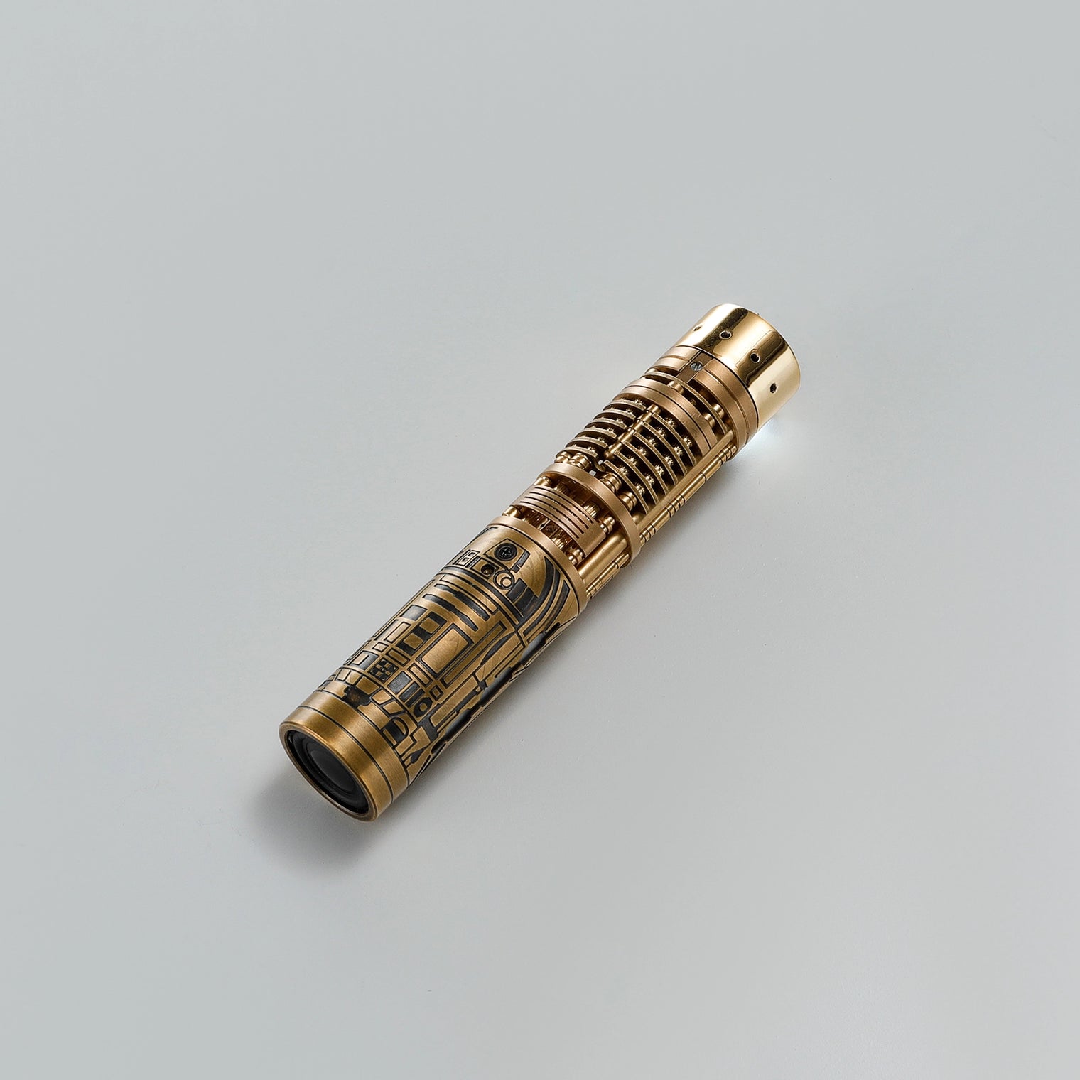 Collectable Full-Copper Replacement Saber Core with Spinning Crystal Chamber