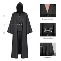Hooded Robe and Tunic for Cosplay Costume