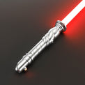 Light saber with red blade on a dark background