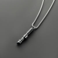 Anakin Skywalker (Episode II) inspired miniature saber hilt necklace with chain