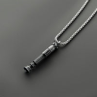 Luke Skywalker (Episode VI) inspired miniature saber hilt necklace with chain