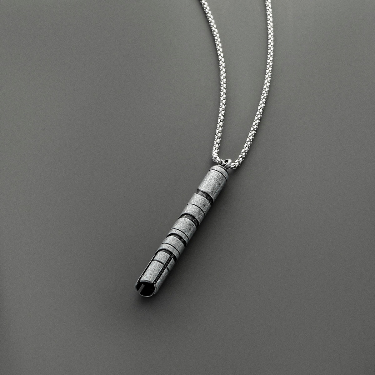 Qimir (The Stranger) inspired miniature saber hilt necklace with chain